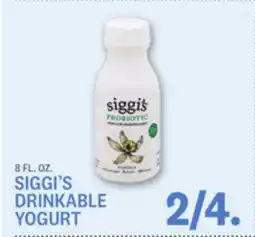 Kings Food Markets SIGGI'S DRINKABLE YOGURT offer