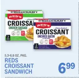 Kings Food Markets RED'S CROISSANT SANDWICH offer