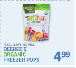 Kings Food Markets DEEBEE'S ORGANIC FREEZER POPS offer