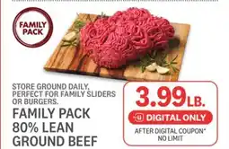 Kings Food Markets FAMILY PACK 80% LEAN GROUND BEEF offer