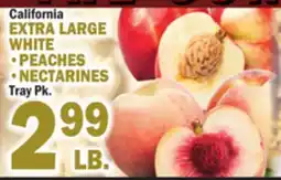 C Town EXTRA LARGE WHITE PEACHES NECTARINES offer