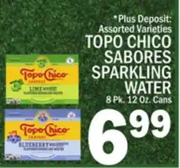 C Town TOPO CHICO SABORES SPARKLING WATER offer