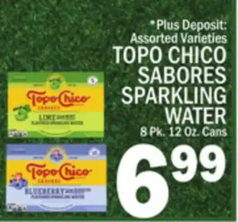 C Town TOPO CHICO SABORES SPARKLING WATER offer