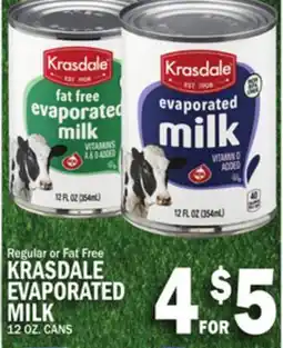 C Town KRASDALE EVAPORATED MILK offer