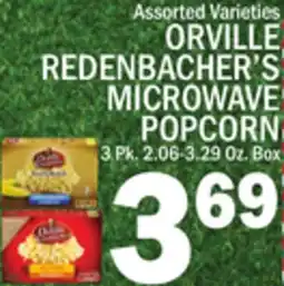 C Town ORVILLE REDENBACHER'S MICROWAVE POPCORN offer