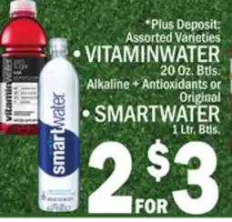 C Town VITAMINWATER, SMARTWATER offer