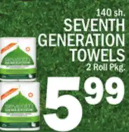 C Town SEVENTH GENERATION TOWELS offer