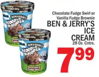 C Town BEN & JERRY'S ICE CREAM offer