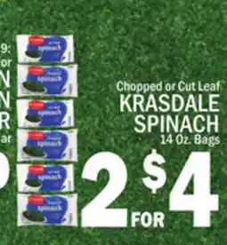 C Town KRASDALE SPINACH offer