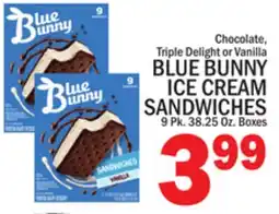 C Town BLUE BUNNY ICE CREAM SANDWICHES offer