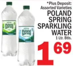 C Town POLAND SPRING SPARKLING WATER offer
