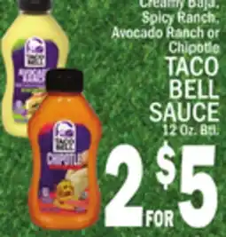 C Town TACO BELL SAUCE offer