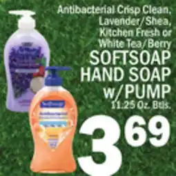 C Town SOFTSOAP HAND SOAP w/PUMP offer