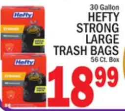 C Town HEFTY STRONG LARGE TRASH BAGS offer