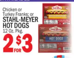 C Town STAHL-MEYER HOT DOGS offer
