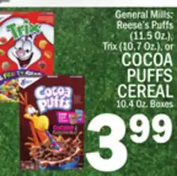 C Town PUFFS CEREAL offer
