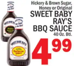 C Town SWEET BABY RAY'S BBQ SAUCE offer