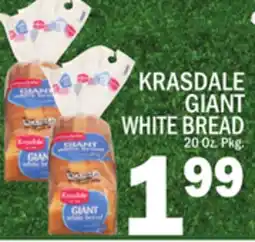 C Town KRASDALE GIANT WHITE BREAD offer