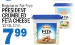 C Town PRESIDENT CRUMBLED FETA CHEESE offer