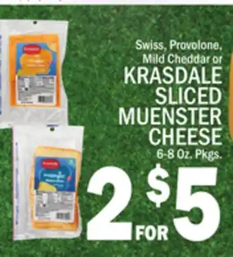 C Town KRASDALE SLICED MUENSTER CHEESE offer