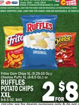 C Town RUFFLES POTATO CHIPS XXL offer
