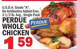 C Town PERDUE WHOLE CHICKEN offer