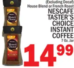 C Town NESCAFE TASTER'S CHOICE INSTANT COFFEE offer