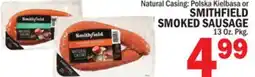 C Town SMITHFIELD SMOKED SAUSAGE offer