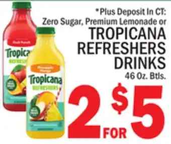 C Town TROPICANA REFRESHERS DRINKS offer