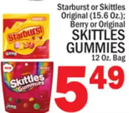 C Town SKITTLES GUMMIES offer