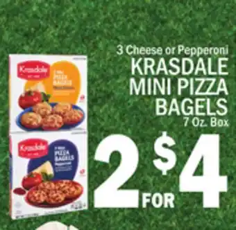 C Town KRASDALE MINI PIZZA BAGELS offer