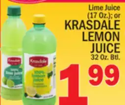 C Town KRASDALE LEMON JUICE offer