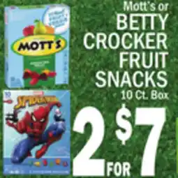 C Town BETTY CROCKER FRUIT SNACKS offer