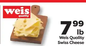 Weis Markets Weis Quality Swiss Cheese offer