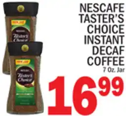 C Town NESCAFE TASTER'S CHOICE INSTANT DECAF COFFEE offer
