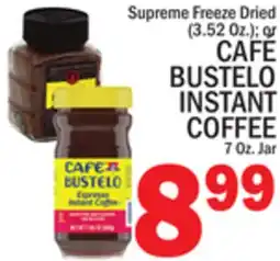 C Town CAFÉ BUSTELO INSTANT COFFEE 7 Oz. Jar offer