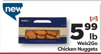 Weis Markets Weis2Go Chicken Nuggets offer