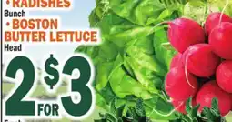 C Town RADISHES, BOSTON BUTTER LETTUCE offer