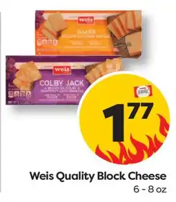 Weis Markets Weis Quality Block Cheese offer