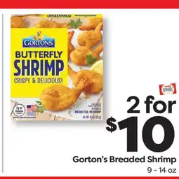 Weis Markets Gorton's Breaded Shrimp offer