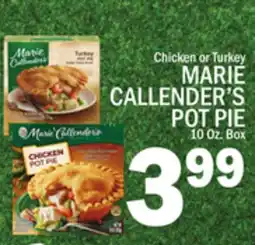 C Town MARIE CALLENDER'S POT PIE offer