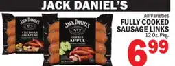 C Town JACK DANIEL'S FULLY COOKED SAUSAGE LINKS offer