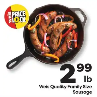 Weis Markets Weis Quality Family Size Sausage offer