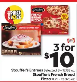Weis Markets Stouffer's Entrees Selected 8 - 12.88 oz Stouffer's French Bread Pizza 11.75 - 12.875 oz offer