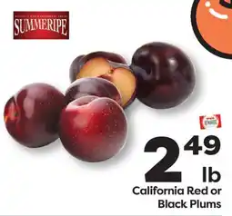 Weis Markets California Red or Black Plums offer