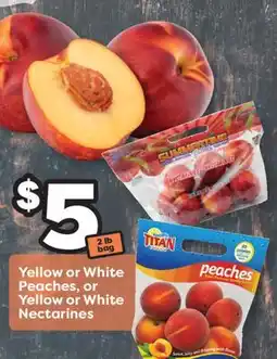 Weis Markets Yellow or White Peaches, or Yellow or White Nectarines offer