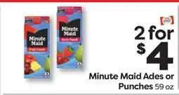 Weis Markets Minute Maid Ades or Punches offer