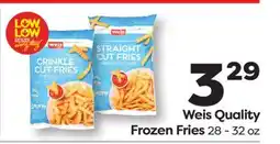 Weis Markets Weis Quality Frozen Fries offer