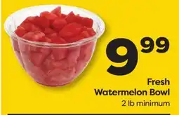 Weis Markets Fresh Watermelon Bowl offer
