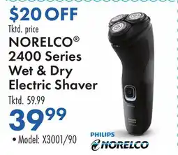 Boscov's NORELCO 2400 Series Wet & Dry Electric Shaver offer